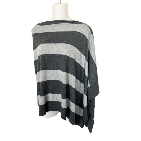 Kerisma Women's Gray Poncho Top Sweater One Size Eden - Picture 1 of 5